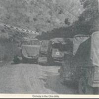Mechanical Transport Convoy in Valley
